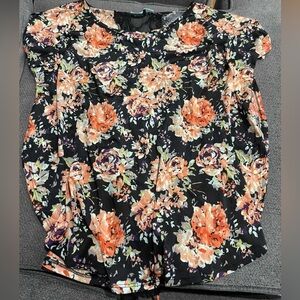 Julie's Closet Vibrant Floral Blouse